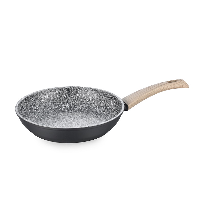 Marble coating Aluminum Forged Fry Pan