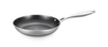 Triple stainless steel fry pan