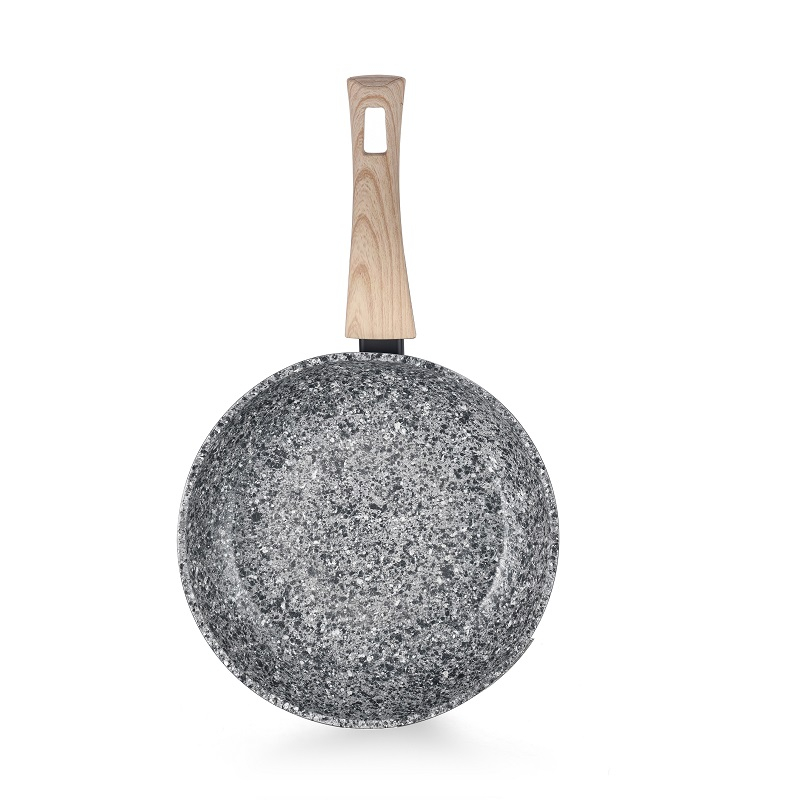 Marble coating Aluminum Forged Fry Pan