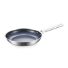 Triple stainless steel fry pan