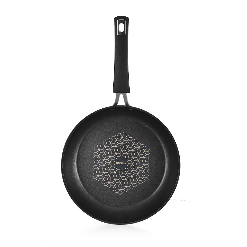 AluminumTri-color pad print forged fry pan