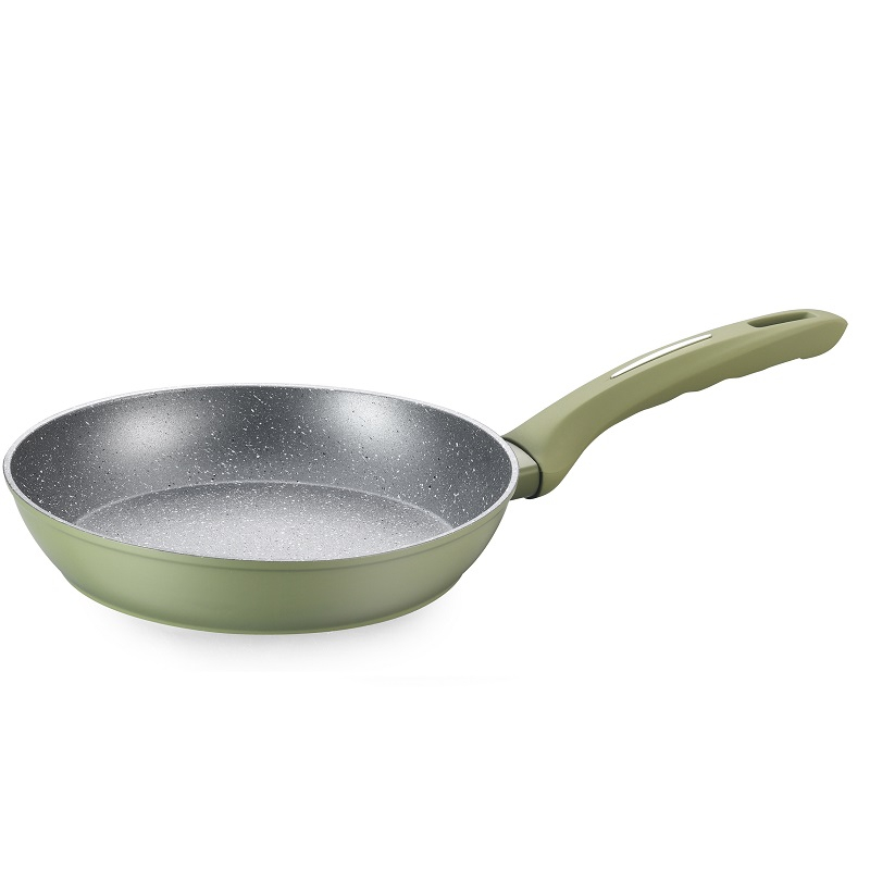 Marble coating Aluminum Forged Fry Pan