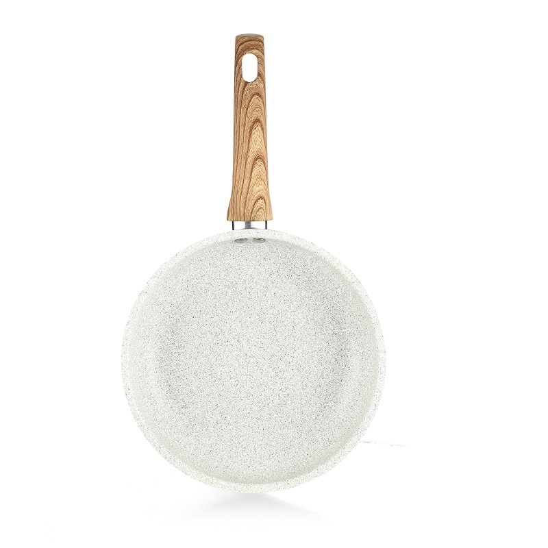 Rolled-Edge Aluminum Press Fry Pan 