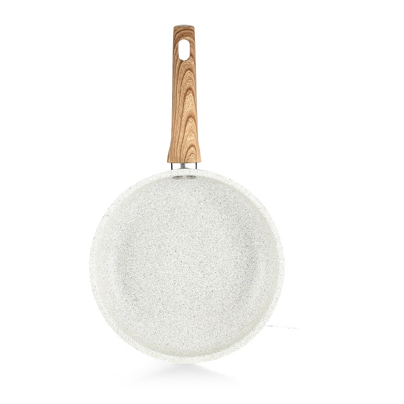 Rolled-Edge Aluminum Press Fry Pan 