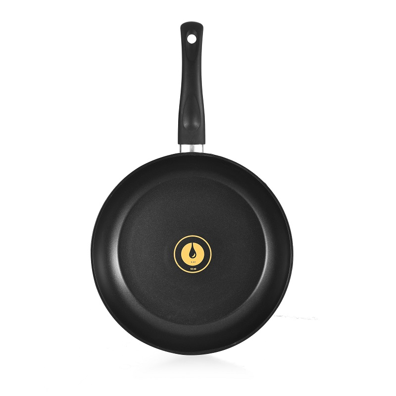 AluminumTri-color pad print forged fry pan