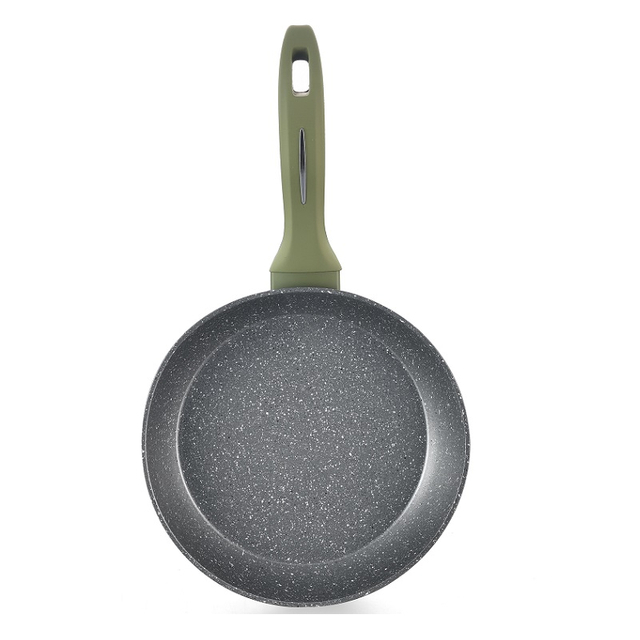Marble coating Aluminum Forged Fry Pan